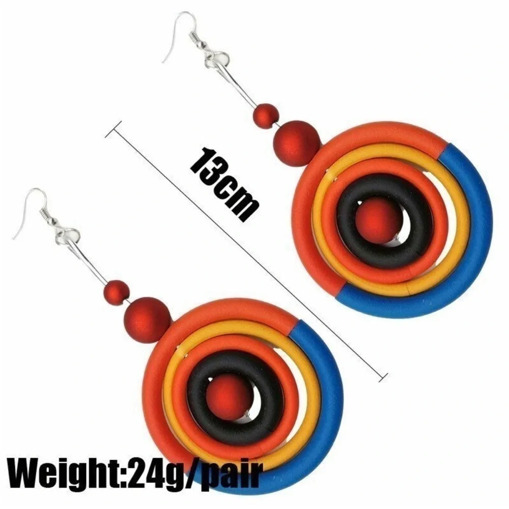 NWOT‎ Drop Rubber Earrings